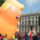 Illustration for article titled Take That, Drumpf! British Protesters Flew A Trump Baby Balloon To Symbolize That He Is Full Of Innocent Love And Infinite Curiosityem/em